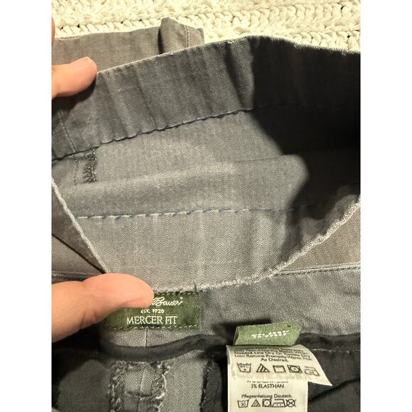 Eddie Bauer Mercer Fit Pants Wide Leg Trousers Womens Size 8 Gray Stretch Chinos - Picture 11 of 13